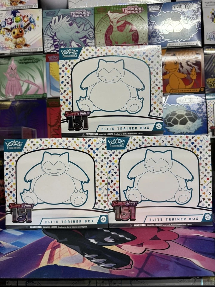 TCG Pokémon Scarlet and Violet 151 Elite Trainer Box ETB Sealed